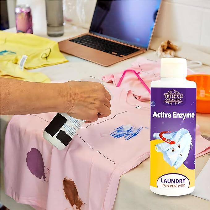 Active Enzyme Laundry Stain Remover - Instant Spot Cleaner (100ml, Pack of 2)