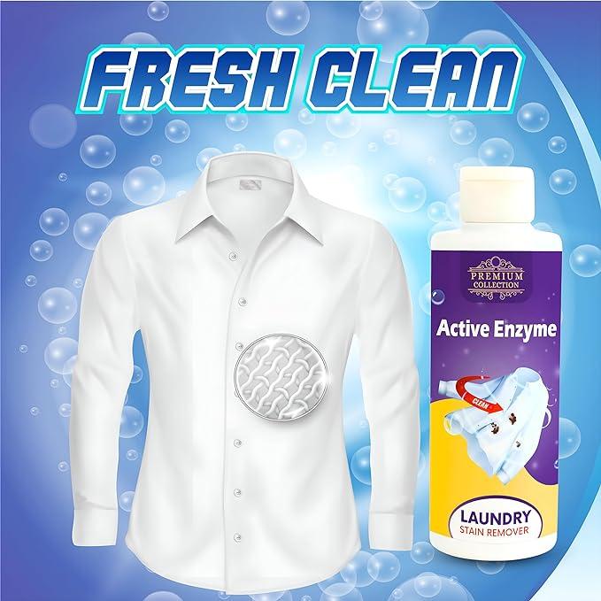 Active Enzyme Laundry Stain Remover - Instant Spot Cleaner (100ml, Pack of 2)